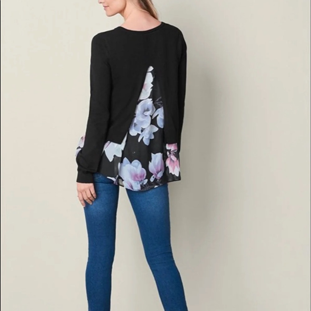 🌸 Venus Floral Print Twofer Sweater 🌸
